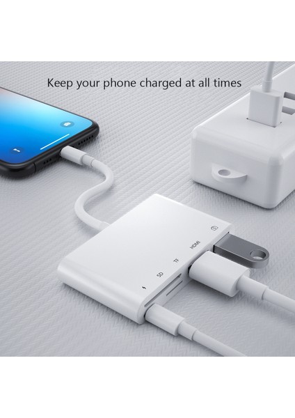 5'i 1 Arada 8 Pinli Otg Dijital Av Adaptörü (Yurt Dışından) indirimleri