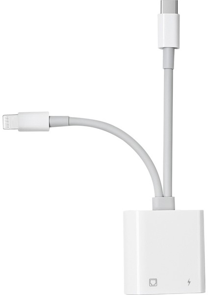 Nk 1035 Pro 2'si 1 Arada USB C / Type C + 8 Pin Erkek RJ45 + 8 Pin Dişi Şarj Arayüzü Adaptörü (Yurt Dışından)