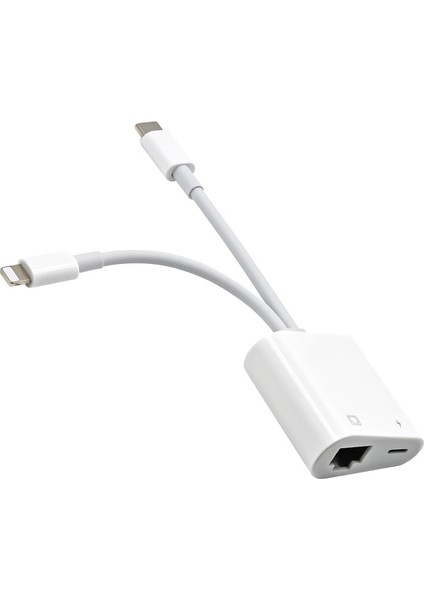Nk 1035 Pro 2'si 1 Arada USB C / Type C + 8 Pin Erkek RJ45 + 8 Pin Dişi Şarj Arayüzü Adaptörü (Yurt Dışından)