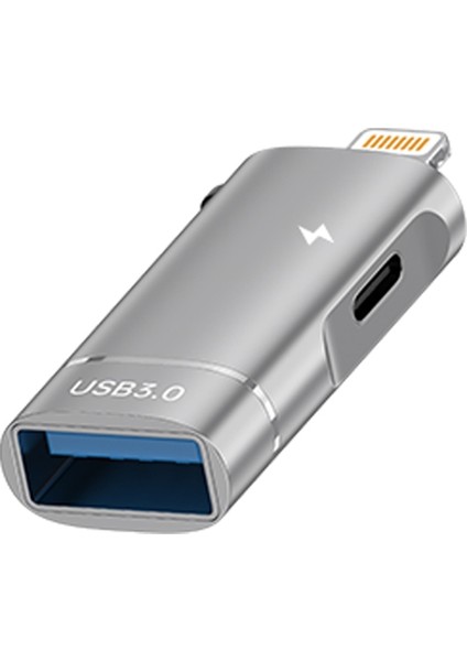 8 Pinli USB ve Type C Şarj Otg Adaptörü (Yurt Dışından)