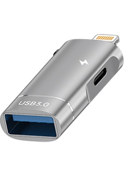 8 Pinli USB ve Type C Şarj Otg Adaptörü (Yurt Dışından)
