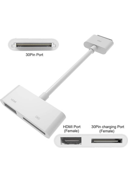 iPad Için Hdtv'ye Dijital Av HDMI Adaptörü (Yurt Dışından)