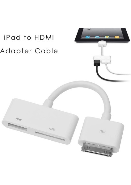iPad Için Hdtv'ye Dijital Av HDMI Adaptörü (Yurt Dışından)