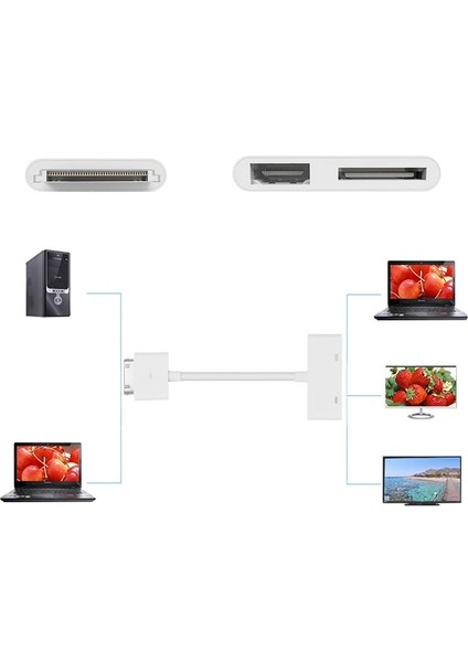 iPad Için Hdtv'ye Dijital Av HDMI Adaptörü (Yurt Dışından)