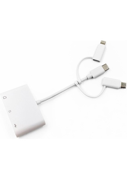 3'ü 1 Arada Kart Okuyucu USB Otg Uzatma Adaptörü (Yurt Dışından) fiyatları