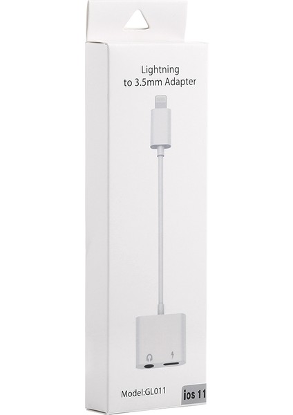 GL011 8 Pin + 3 5mm 8 Pin Ses Şarj Adaptörü (Yurt Dışından) fırsatları