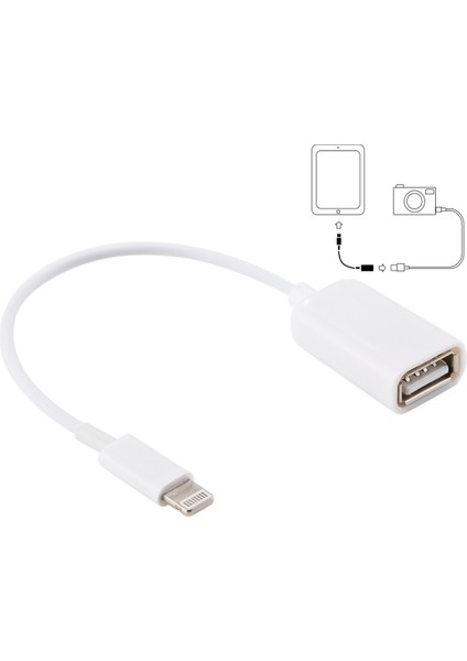 USB Dişi 8pin Erkek Otg Adaptör Kablosu (Yurt Dışından)