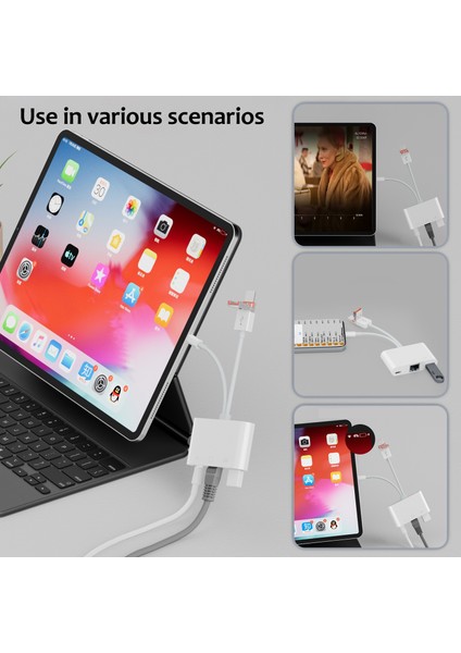 Type C 8 Pin Usb'den Tf'ye Sd Kart Yuvası Kart Okuyucu Nk 107TL Pro (Yurt Dışından)