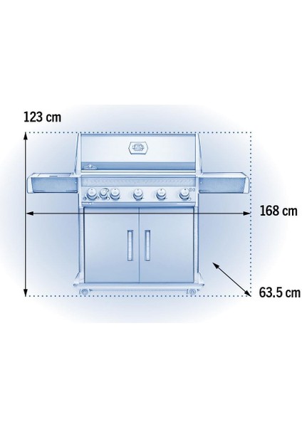 Rogue Xt 625 Sıb Gazlı Mangal