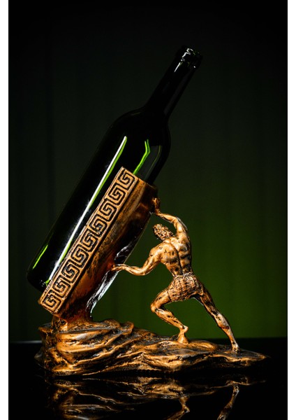 Eşya Özel Tasarım Sisifos Figürlü Heykel Biblo Şaraplık fiyatları