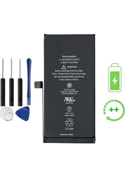 Apple iPhone 12 Pro Ile Uyumlu Güclendirilmis Ithal Pil Batarya