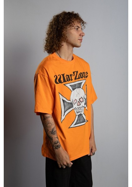 War Zone Vintage Oversize T-Shirt modelleri