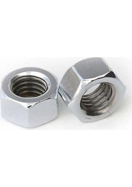 Galvanizli Somun DIN934 M8X1,25 6 Kalite 60 Adet