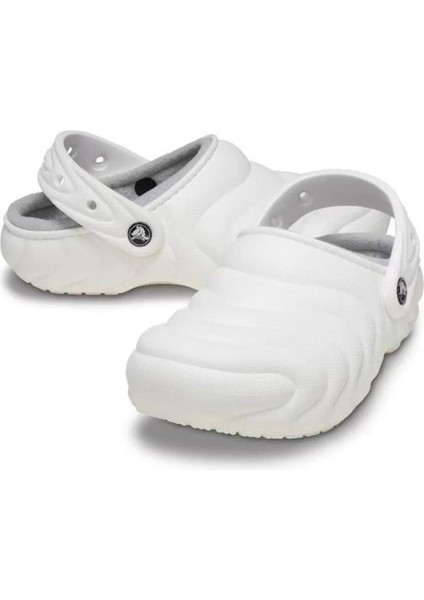 210059-CLASSIC Lıned Over 100-WHITE Kadın Terlik modelleri