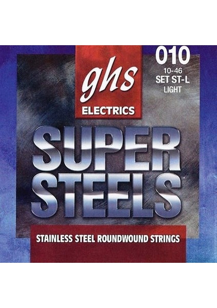 Steels Elektro Gitar 0,10 Çelik Takım Tel
