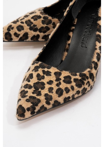 Kadın Sivri Burunlu Stiletto Leopar modelleri