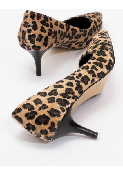 Kadın Sivri Burunlu Stiletto Leopar fırsatları