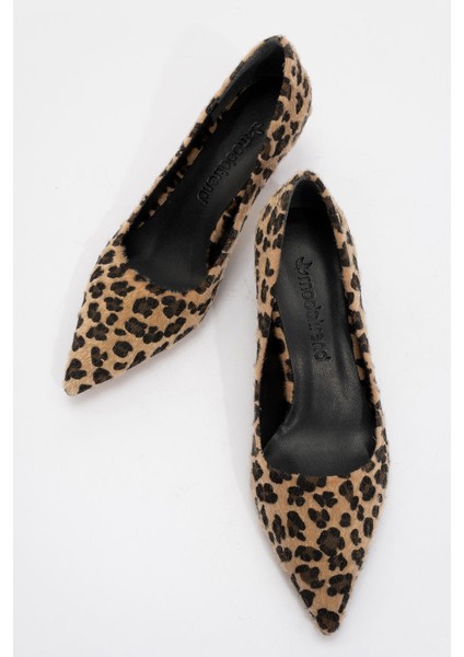 Kadın Sivri Burunlu Stiletto Leopar indirimleri