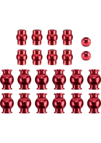 Komple 22 Adet Alüminyum Alaşımlı Pivot Topu Kafa Seti Arrma 1/10 Big Rock Senton Yükseltme Parçaları (Yurt Dışından)