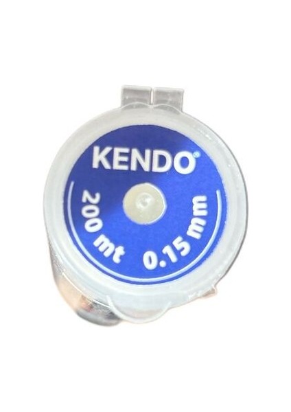 Kendo Kapsül Kutulu 1 Adet 200 Metre Elastik Yem Sarma Ipi