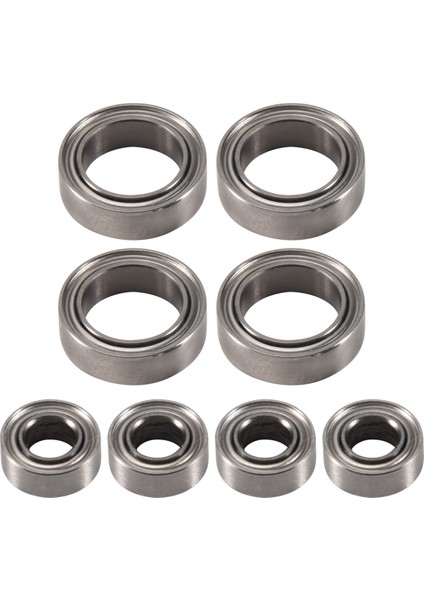 8 Adet 4X8X3MM 8X12X3.5MM E18 1/18 Rc Araba Yedek Parçaları A949 A959 A969 A979 A959-B A949-33 A949-36 (Yurt Dışından)