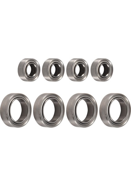 8 Adet 4X8X3MM 8X12X3.5MM E18 1/18 Rc Araba Yedek Parçaları A949 A959 A969 A979 A959-B A949-33 A949-36 (Yurt Dışından)