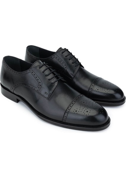 Erkek Deri Siyah Klasik Ayakkabı 1097 8032 Erk Ayk SK24-25 Sıyah fiyatları