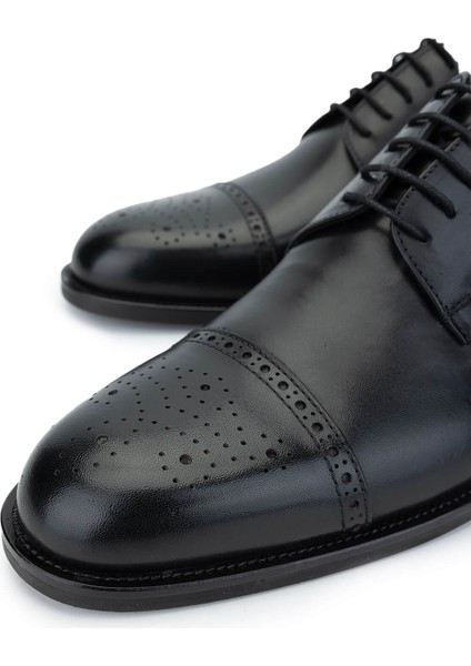 Erkek Deri Siyah Klasik Ayakkabı 1097 8032 Erk Ayk SK24-25 Sıyah modelleri