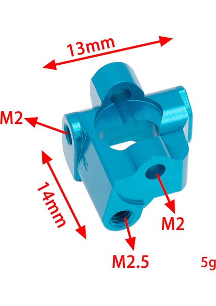 Metal Yükseltme Parça Kiti Direksiyon Mafsalı C-1/18 Mini-T 2.0 2WD Rc Kamyon Yükseltme Parçaları Için Bellcranks Seti, 3 (Yurt Dışından)