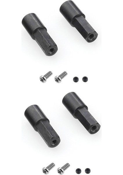 4 Adet Metal Arka Aks Mili D12 C14 C24 C34 B14 B24 C16 B36 Mn D90 MN99S Rc Araba Yükseltme Parçaları Aksesuarları (Yurt Dışından)