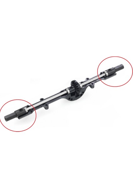 4 Adet Metal Arka Aks Mili D12 C14 C24 C34 B14 B24 C16 B36 Mn D90 MN99S Rc Araba Yükseltme Parçaları Aksesuarları (Yurt Dışından)