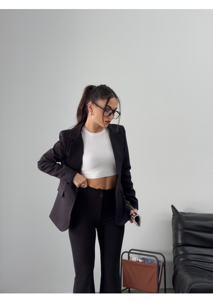 Kadın Blazer Ceket Kısa Düğmeli Astarlı Vatkalı Ceket fiyatları