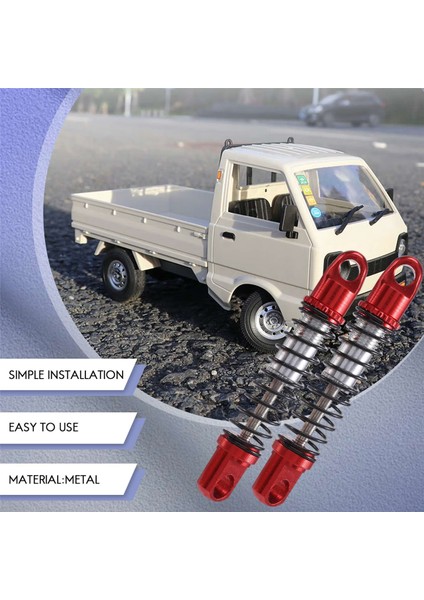 D12 Rc Araba Için Metal Arka Amortisör Montajlı Sabit Koltuk Yükseltme Parçaları Aksesuarları, 1 (Yurt Dışından)