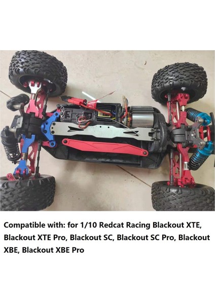2 Adet Alüminyum Ön ve Arka Üst Süspansiyon Kolları 1/10 Redcat Blackout Xte Sc Xbe (Pro) Yükseltme Parçaları Aksesuarları, 2 (Yurt Dışından)