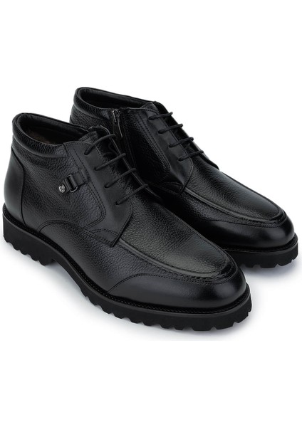 Erkek Deri Siyah Floter Casual Bot 183 41352 Erk Bot SK24-25 Sıyah Fltr