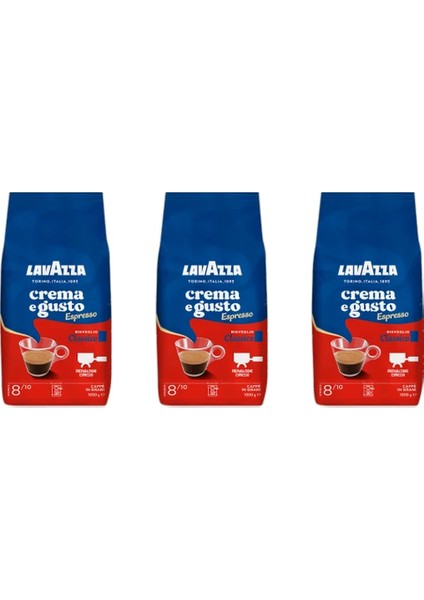 Crema E Gusto Classıco 3 kg (3 Adet 1 kg)