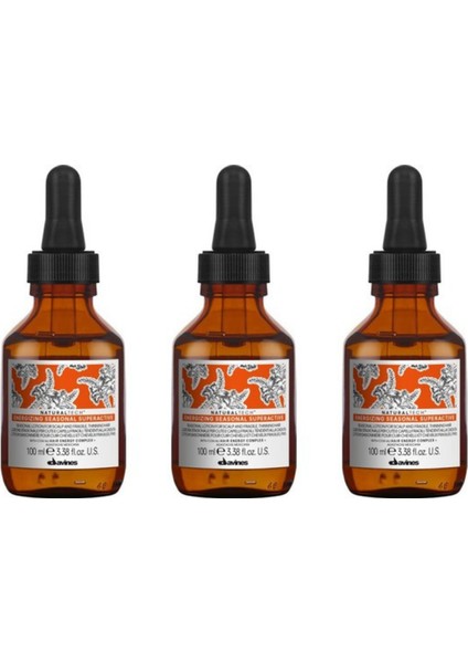 Ekonomik Üçlü Davines Energizing Seasonal Mevsimsel Dökülmeye Karşı Losyon 100ML - %100 Orijinal %100 Doğal