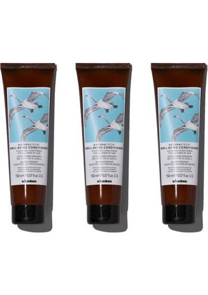 Ekonomik Üçlü Davines Well Being Hasas Baş Derisi Için Nemlendirici Krem 150ML - %100 Orijinal %100 Doğal