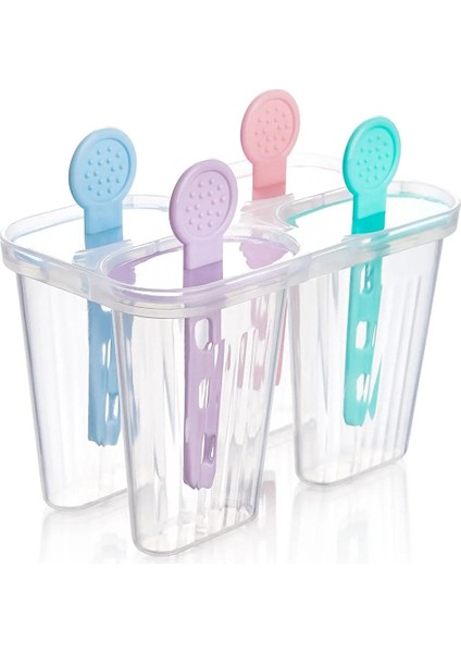 4'lü Renkli Meybuz Dondurma Buz Kalıbı Çocuk Dondurma Kalıbı fiyatları