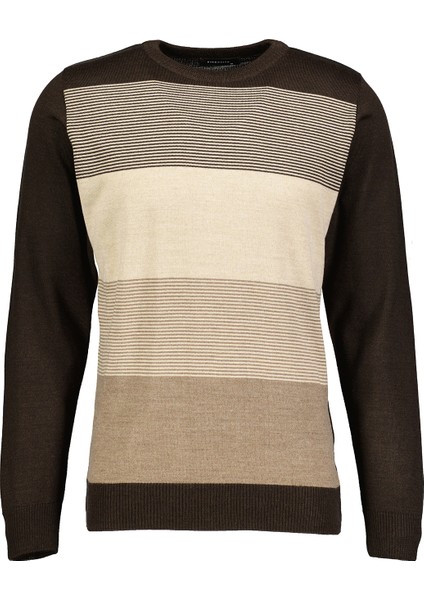 Erkek Desenli Yünlü Kazak 2422201023.DSOYR