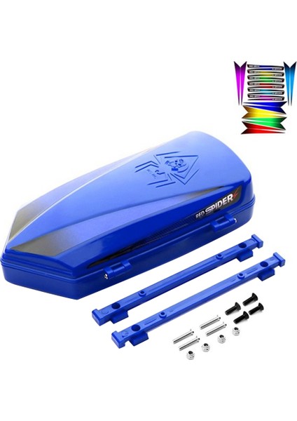 Trx4 Trx6 Eksenel SCX10 Iıı 90046 AXI03007 1/10 Rc Paletli Parçaları Için Sabitleme Rayları ile Tavan Bagaj Bagaj Kutusu, 2 (Yurt Dışından)