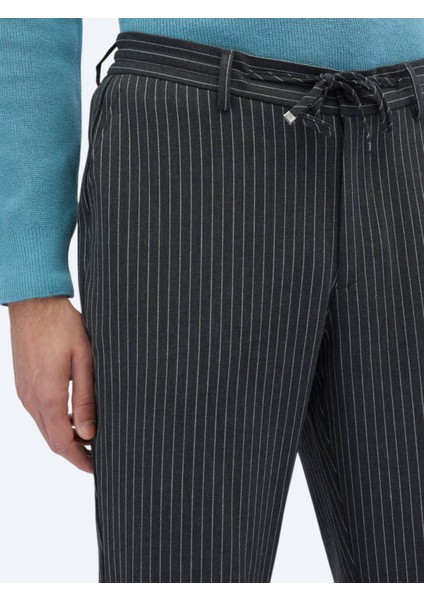 Antrasit Örme Jogging Fit Casual Pantolon
