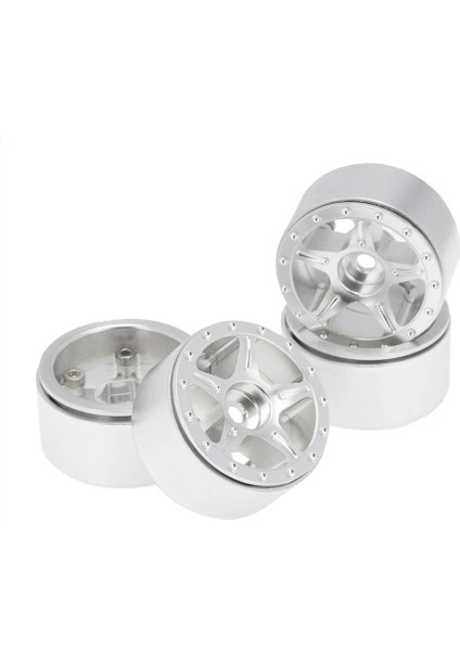 Eksenel SCX24 90081 1/24 Rc Paletli Araba 4 Adet 1.0 Metal Beadlock Tekerlek Jantları Tekerlek Hub Yükseltme Parçaları Aksesuarları, 2 (Yurt Dışından)
