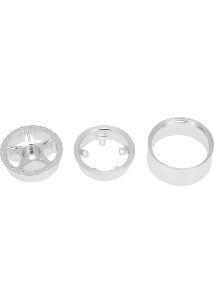 Eksenel SCX24 90081 1/24 Rc Paletli Araba 4 Adet 1.0 Metal Beadlock Tekerlek Jantları Tekerlek Hub Yükseltme Parçaları Aksesuarları, 2 (Yurt Dışından)