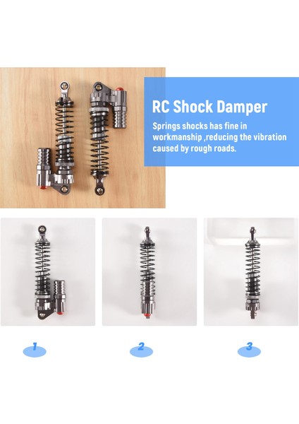 1:10 Rc Paletli Hidrolik Alaşımlı Rc Şok Damperi 1/10 Eksenel SCX10 90022 90028 90021 D90 (Yurt Dışından) indirimleri