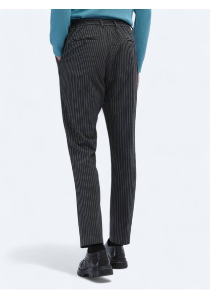 Antrasit Örme Jogging Fit Casual Pantolon