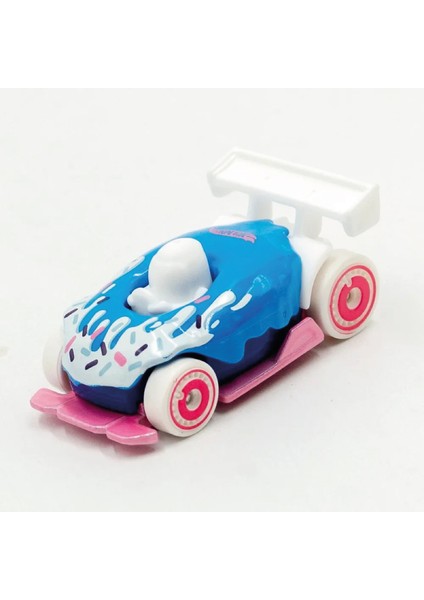 1/64 Ölçek Tekli Regular Arabalar HTD70 Fast Foodie / Donut Drifter (Mavi)