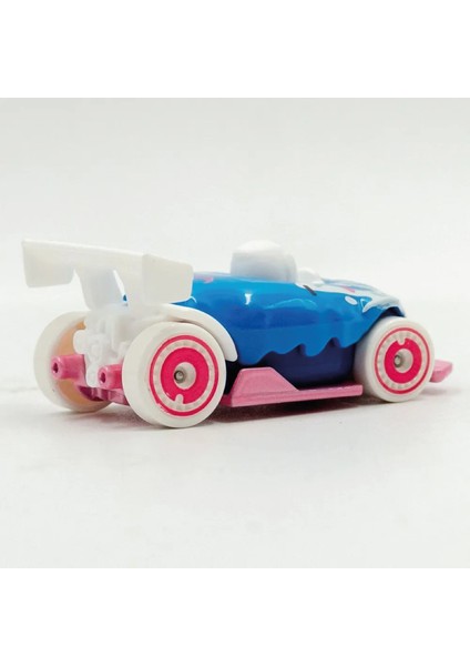 1/64 Ölçek Tekli Regular Arabalar HTD70 Fast Foodie / Donut Drifter (Mavi)