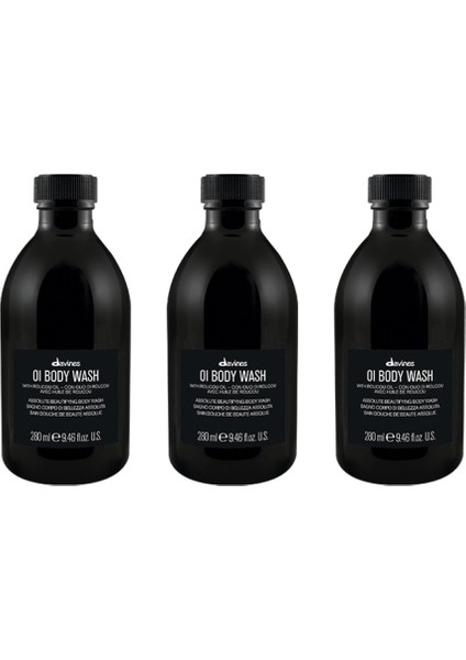 Ekonomik Üçlü Davines Oı Body Wash / Oı Duş Jeli - %100 Orijinal %100 Doğal