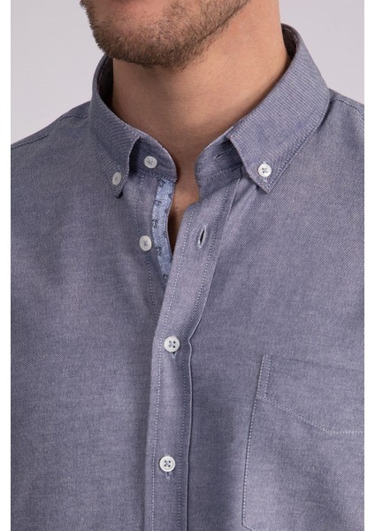 Klasik Fit Rahat Kesim Poplin Oxford Erkek Gömlek modelleri